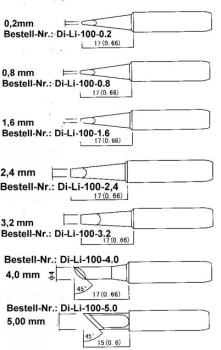 Lötspitzen Di-Li 100