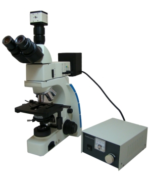 Kombimikroskop. Professionelles Durch- und Auflichtmikroskop Di-Li 2027