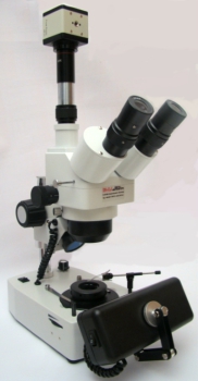 Stereo-Zoom-Mikroskop mit USB-Anschluß Di-Li 2012